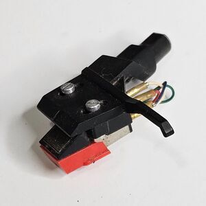 Fisher MT-720 Turntable Tone Arm Headshell and Cartridge